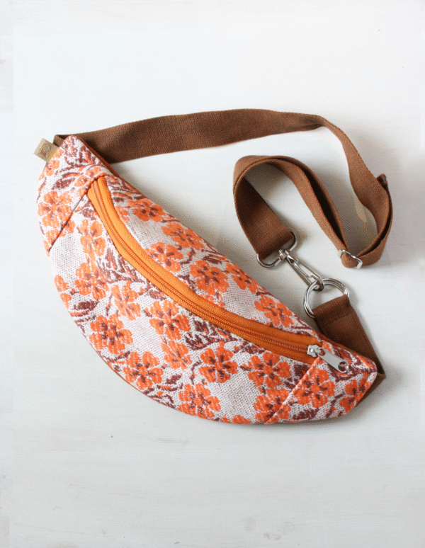 Nerka mini- żakardowa jesienna łączka