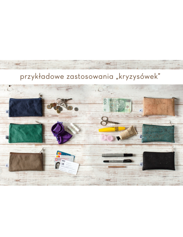 Kryzysówka księżycówka z korka - czerń