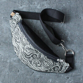 joanka-z-akcesoria-3-faza-nerki-ciemne-nocee-8 Nerka mini - srebrzysty żakard