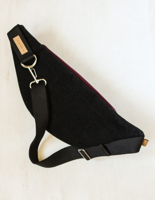 grzyby-mini-Nerka-upcykling-saszetka-joanka-z-48 Nerka standard - grzybnia (bordo)
